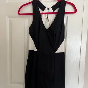 Black and White Mini Dress